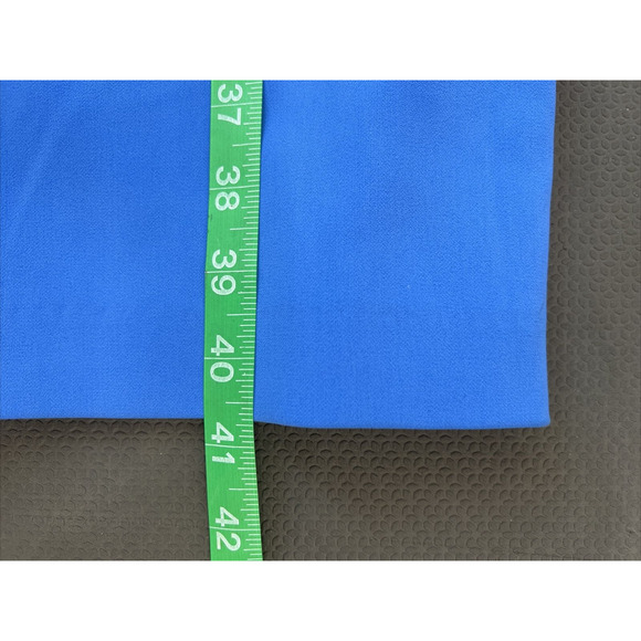 NWT Badgley Mischka Cornflower Blue Cocktail Dress sz 8 Slimming Pleats Charity - Picture 10 of 11